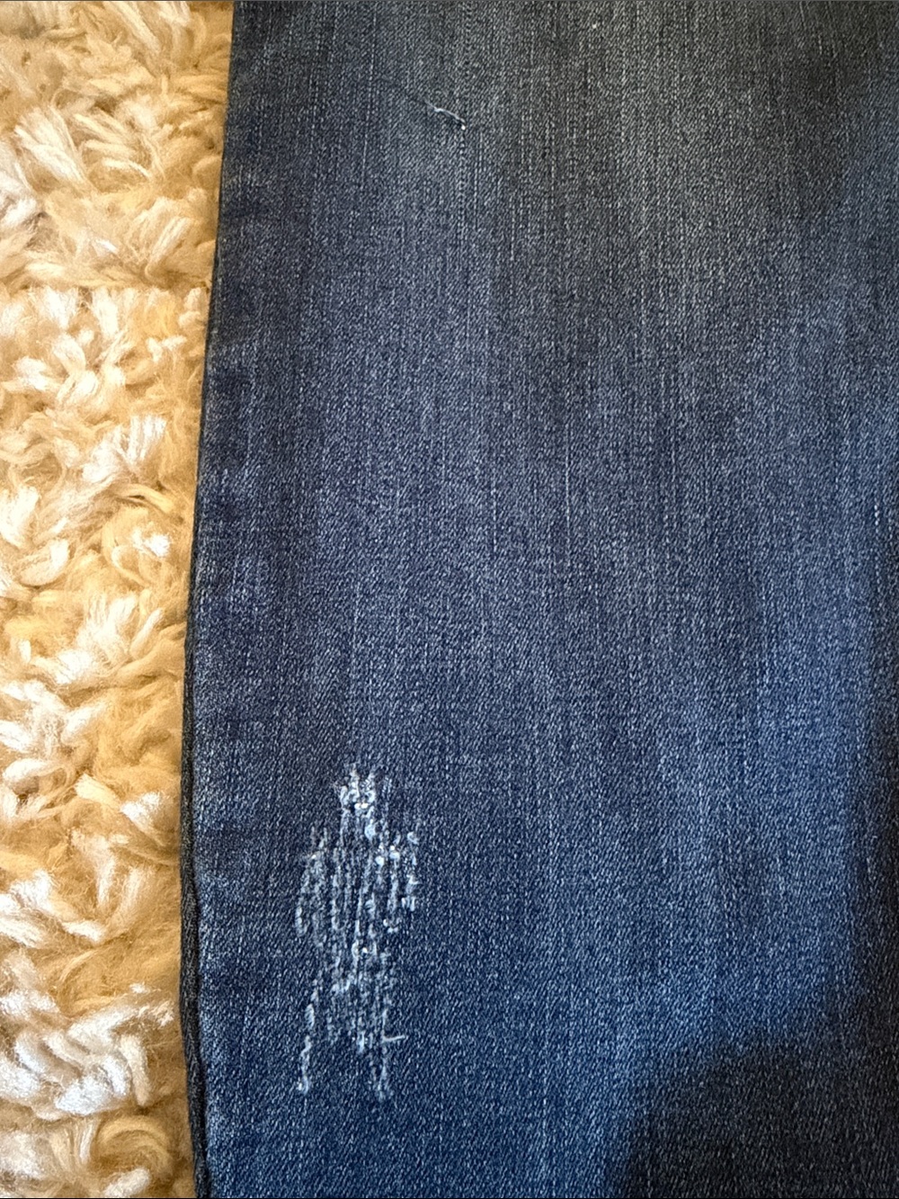 Judy Blue Jeans Size 16W Stretch Relaxed Fit Gently Used Distressed - Picture 6 of 14